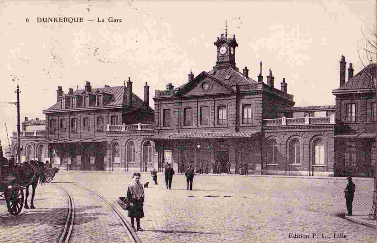 Dunkerque. La Gare, 1907