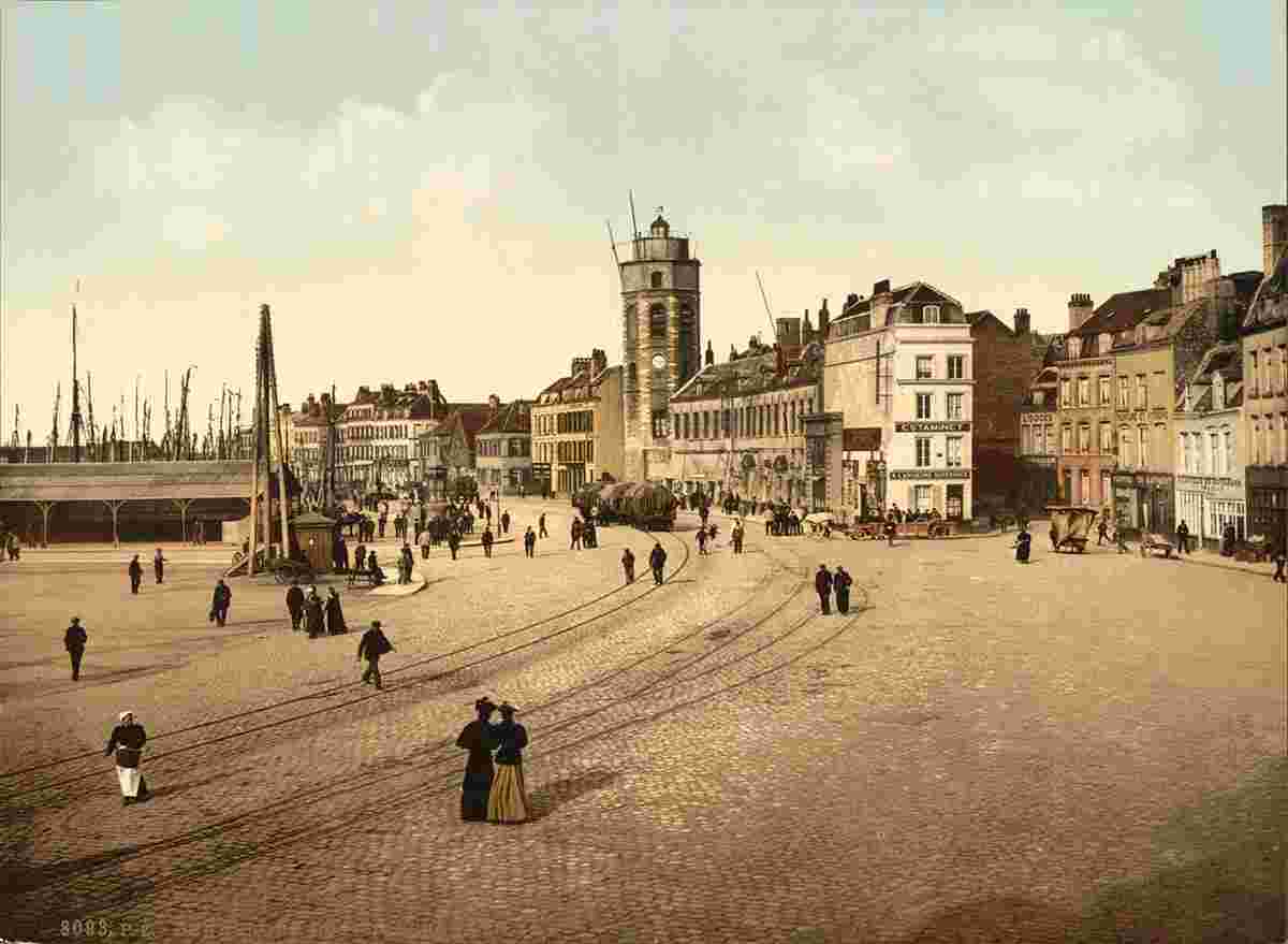 Dunkerque. Quai de Leugenaar, 1890