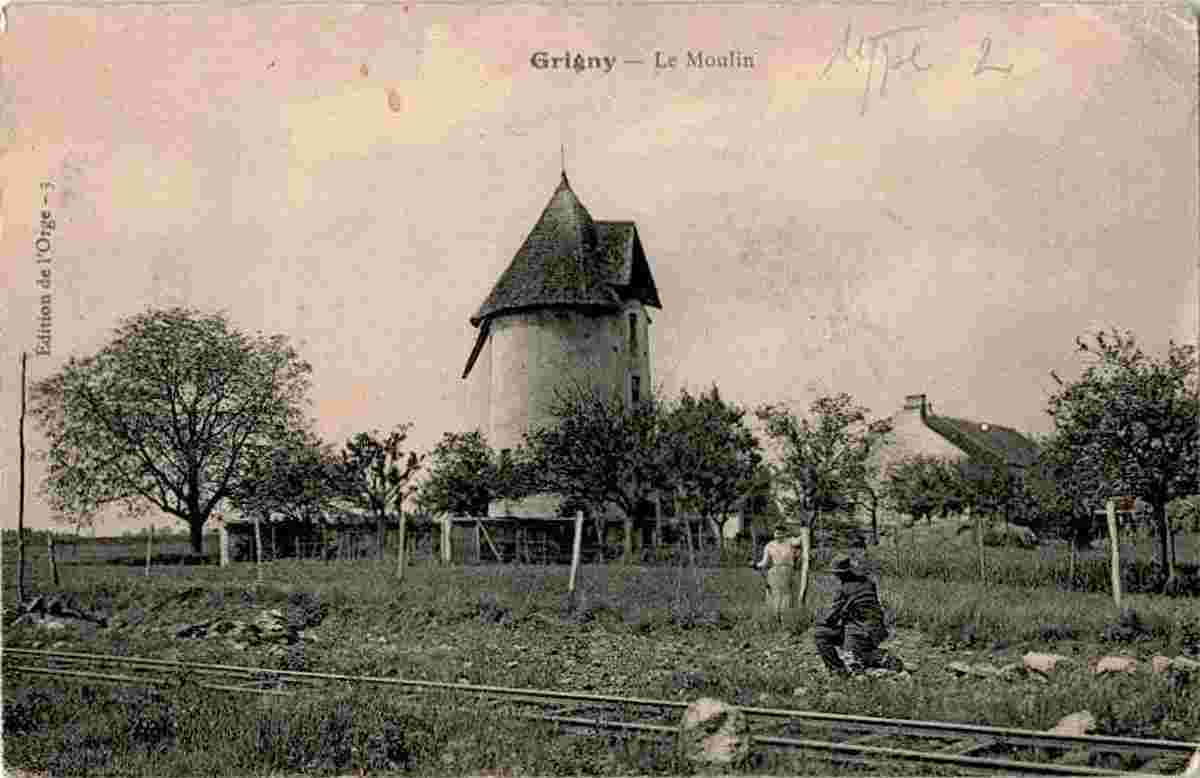 Grigny. Moulin, 1908