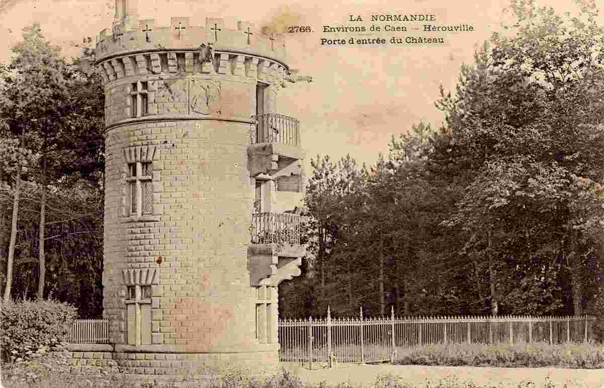 Hérouville-Saint-Clair. Porte d'entrée du Château