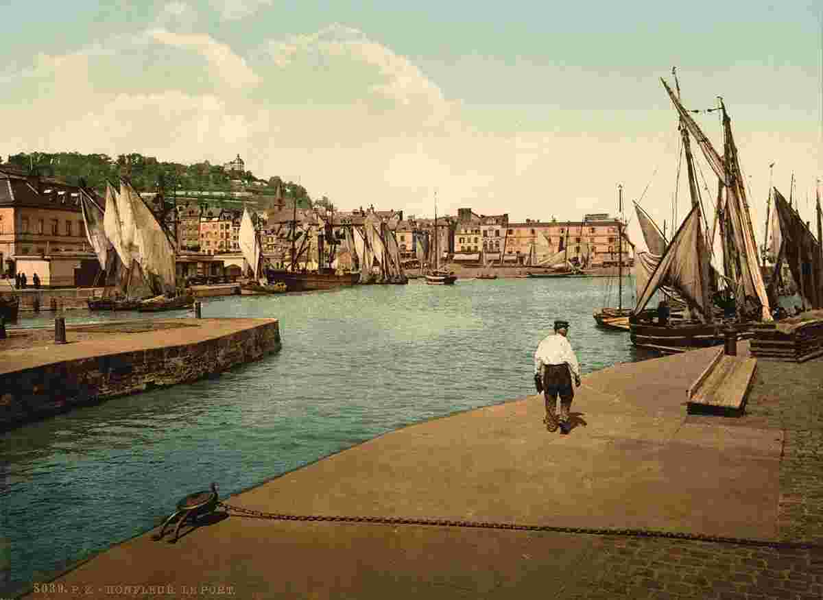 Honfleur. Port, 1890