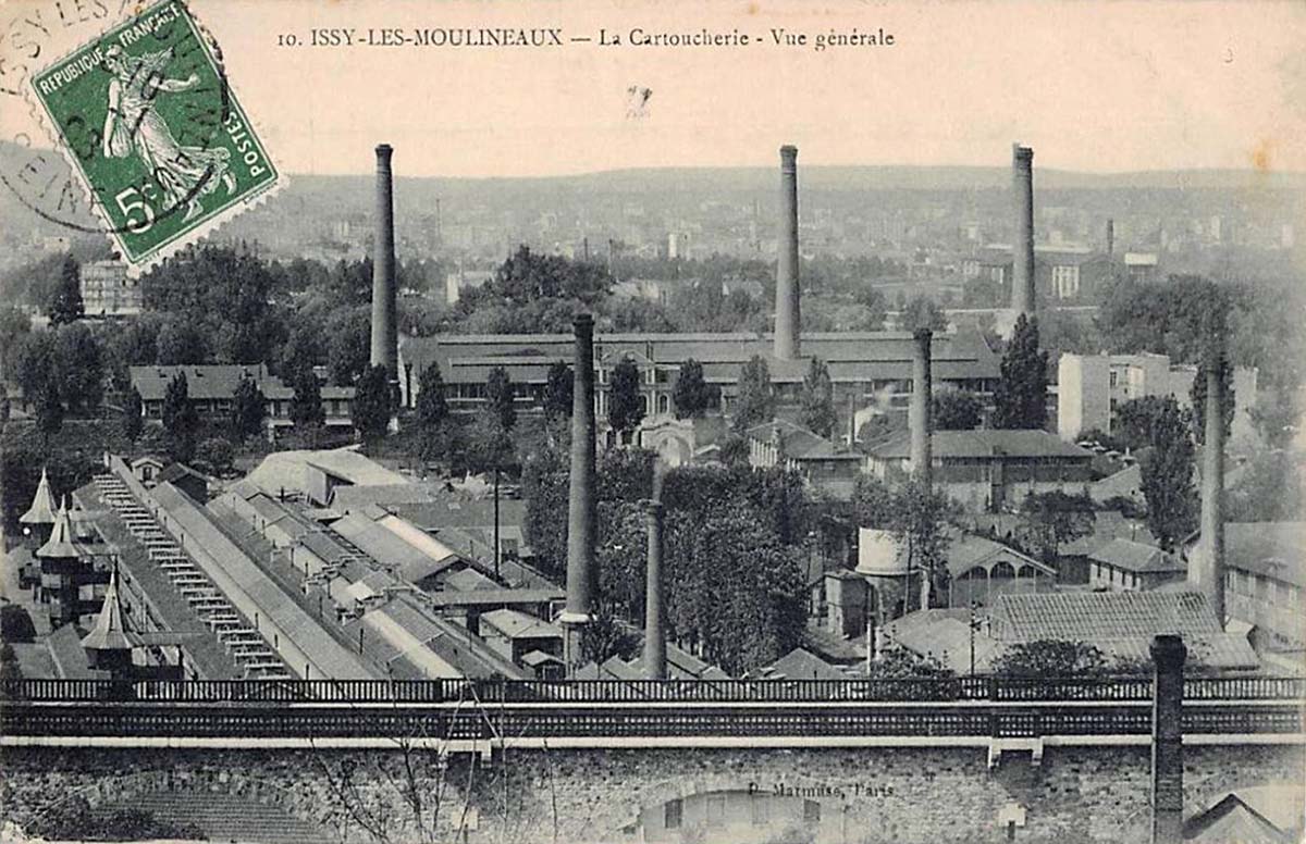 Issy-les-Moulineaux. Cartoucherie, 1908