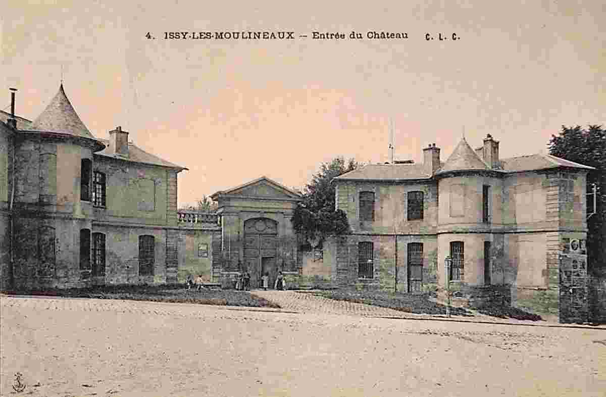 Issy-les-Moulineaux. Entrée du Château