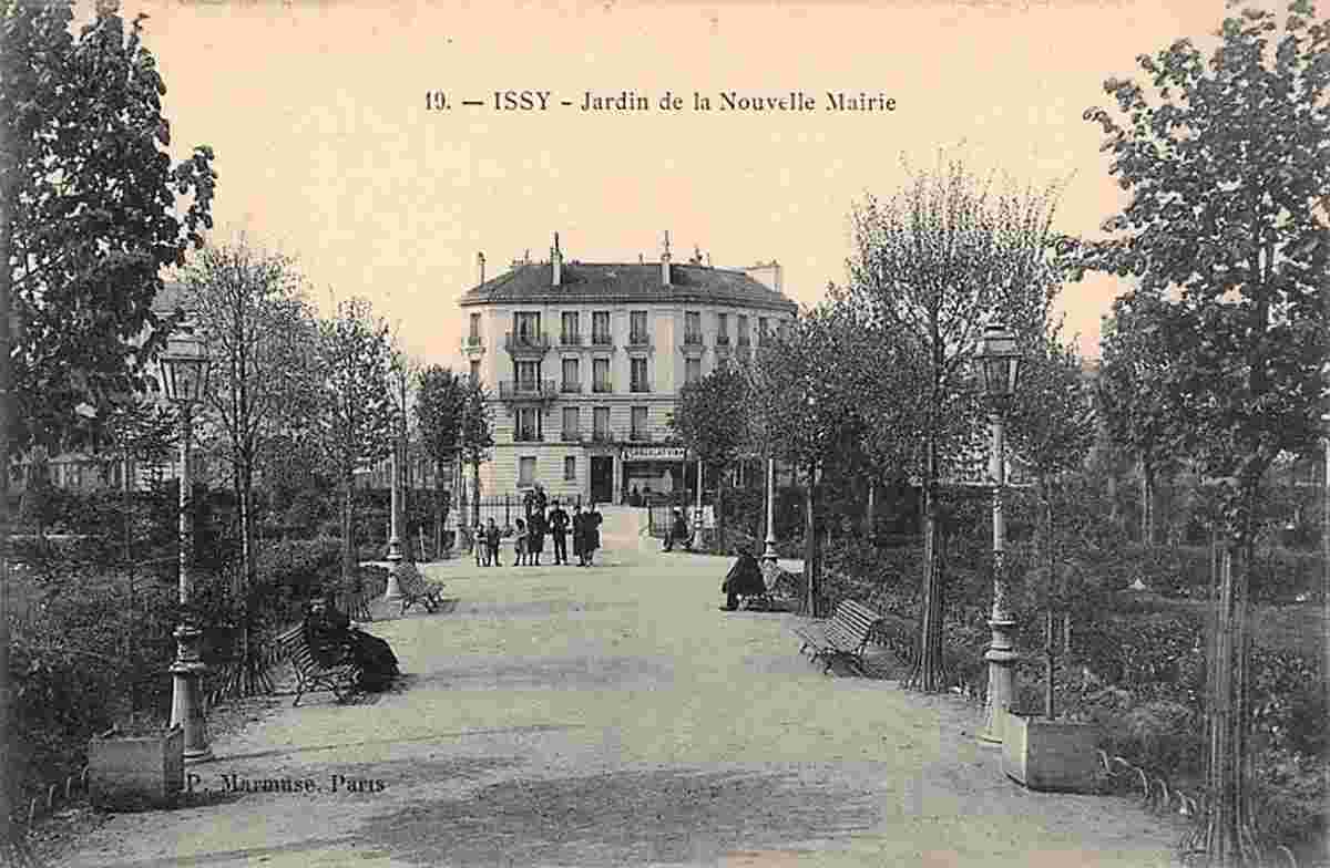 Issy-les-Moulineaux. Jardin de la Nouvelle Mairie