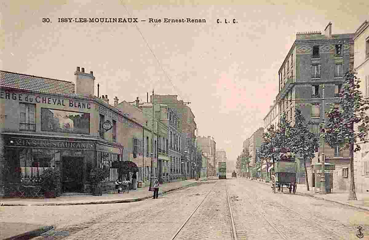 Issy-les-Moulineaux. Rue Ernest-Renan