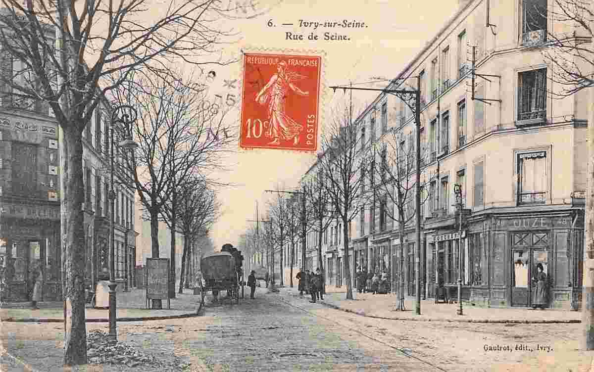 Ivry-sur-Seine. Rue de Seine, 1908