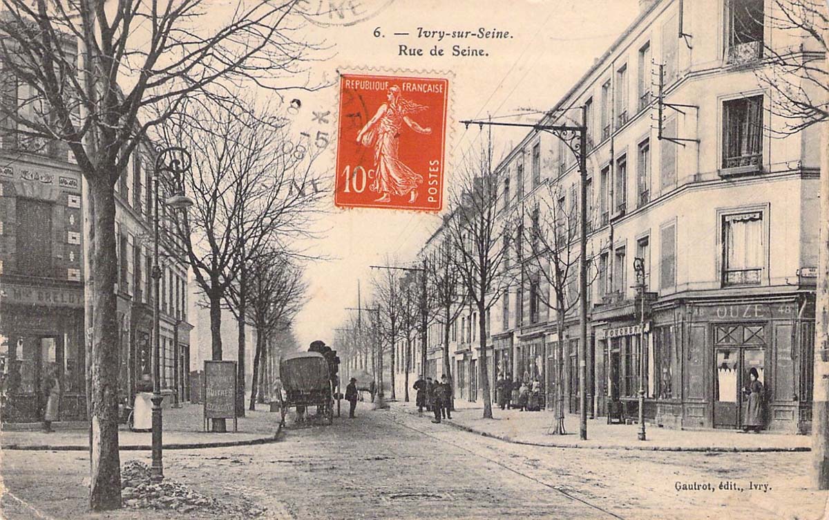 Ivry-sur-Seine. Rue de Seine, 1908