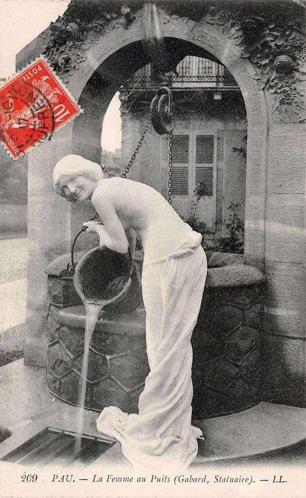 Pau. La Femme au Puits, 1917