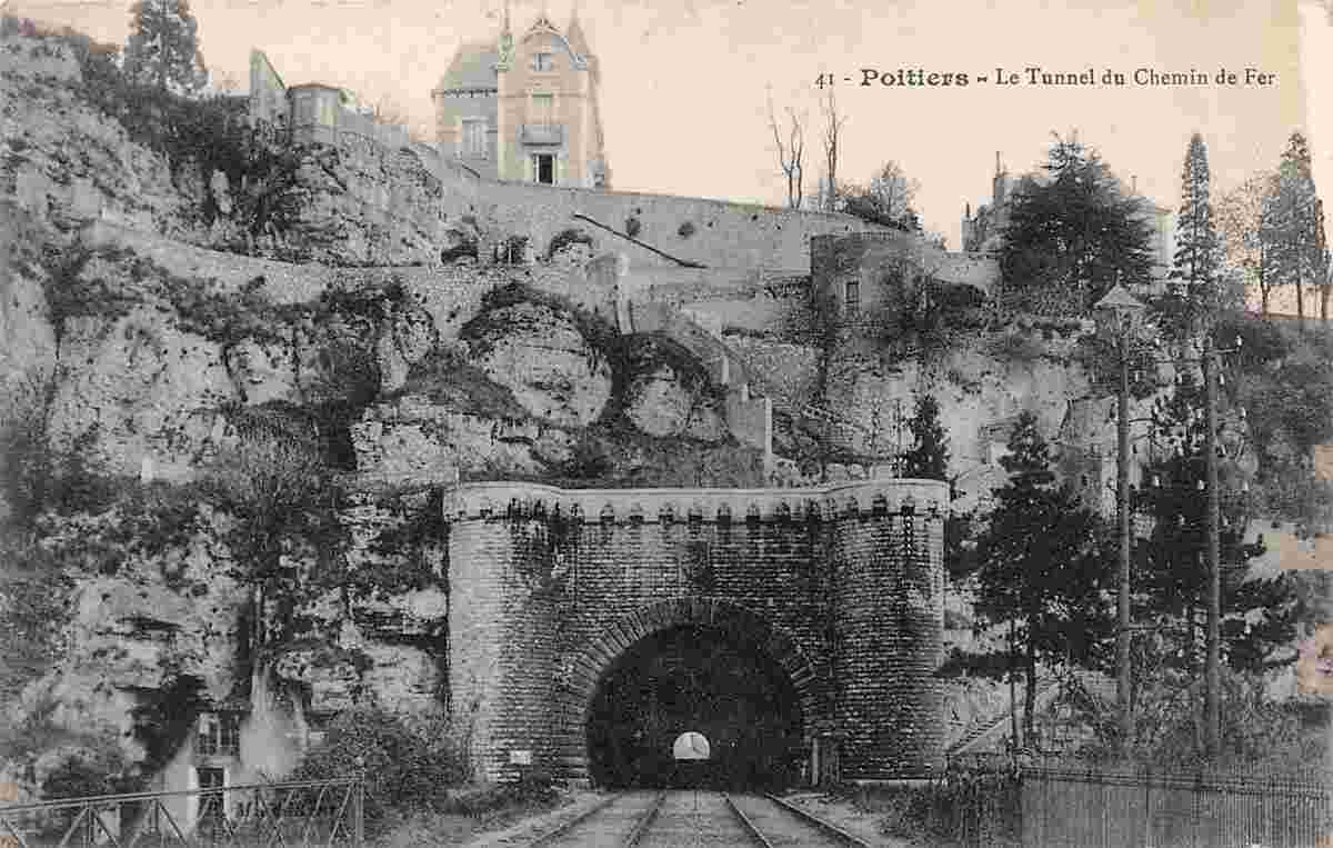 Poitiers. Le Tunnel du Chemin de Fer, 1917