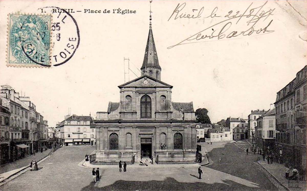 Rueil-Malmaison. Place de l'Eglise, 1907