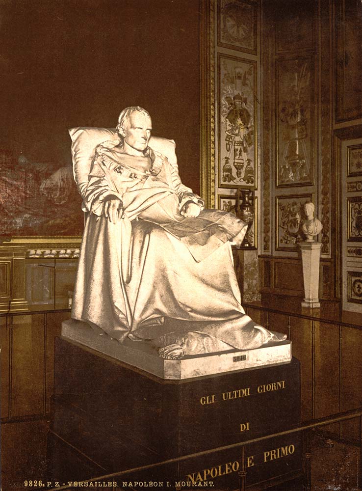 Versailles. Statue de Napoléon Ier mourant, 1890