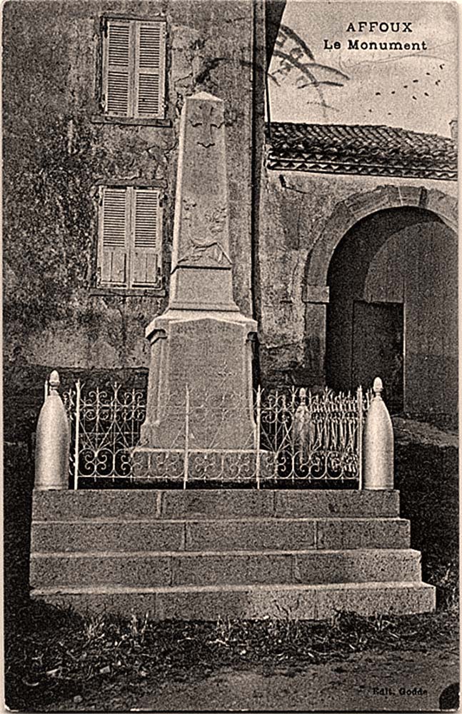 Affoux. Le Monument, 1930