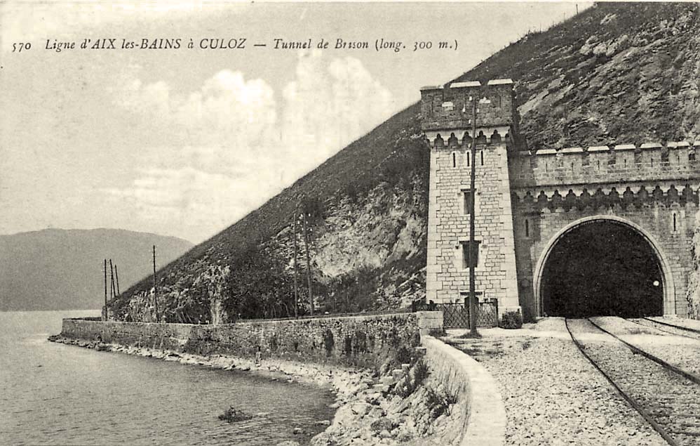 Aix-les-Bains. Tunnel de Bresson (long 300m)