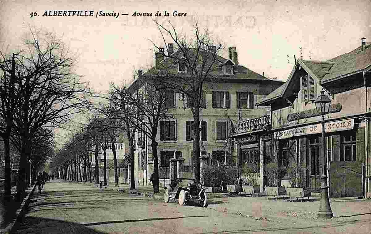 Albertville. Avenue de la Gare