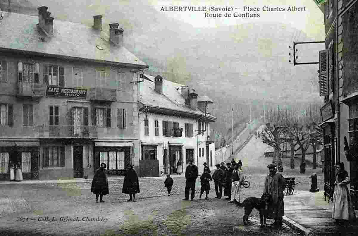 Albertville. Place Charles Albert, Route de Conflans