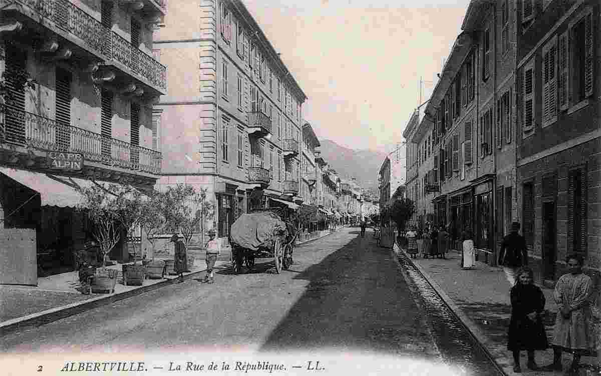 Albertville. Rue de la République