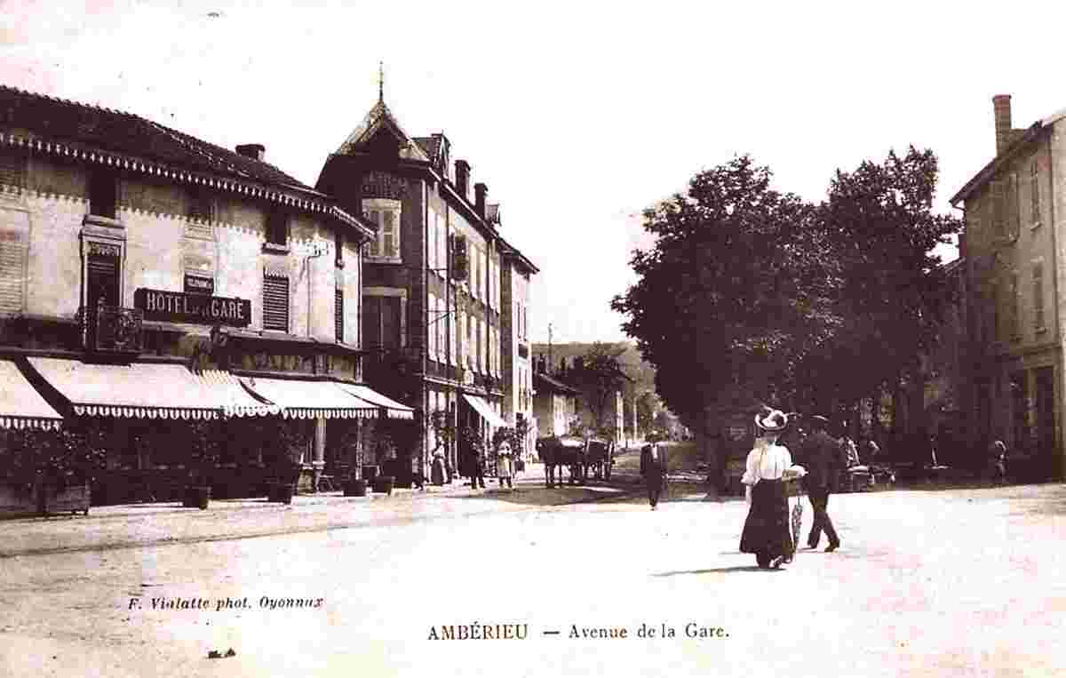 Ambérieu-en-Bugey. Avenue de la Gare