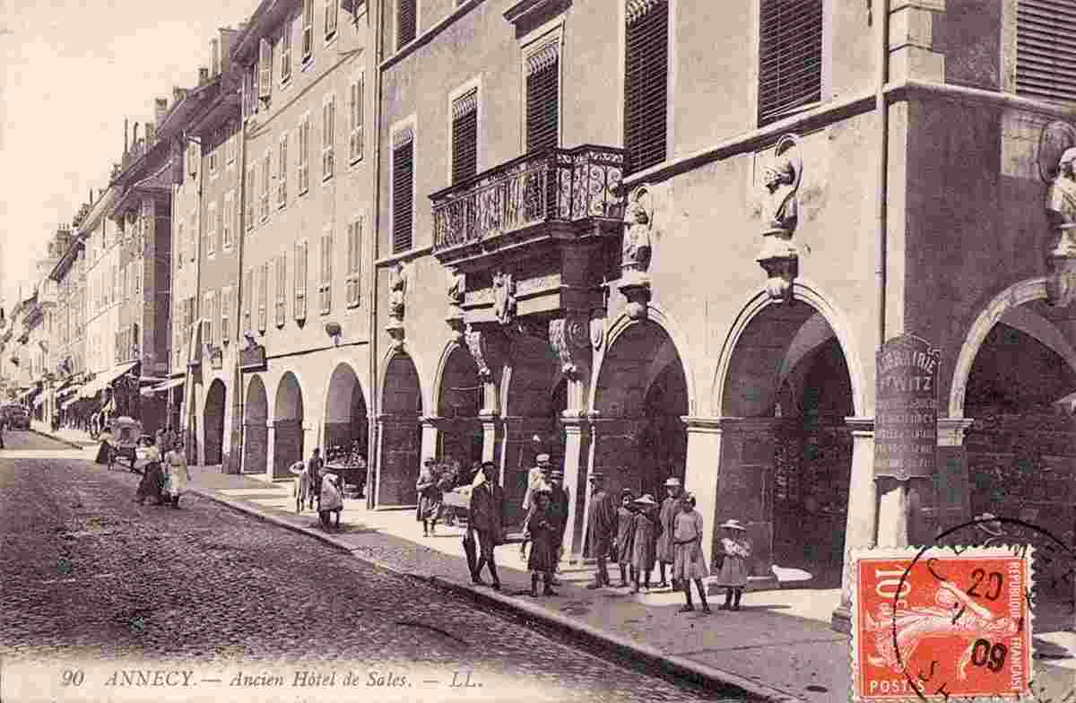 Annecy. Ancien Hôtel de Sales, 1909