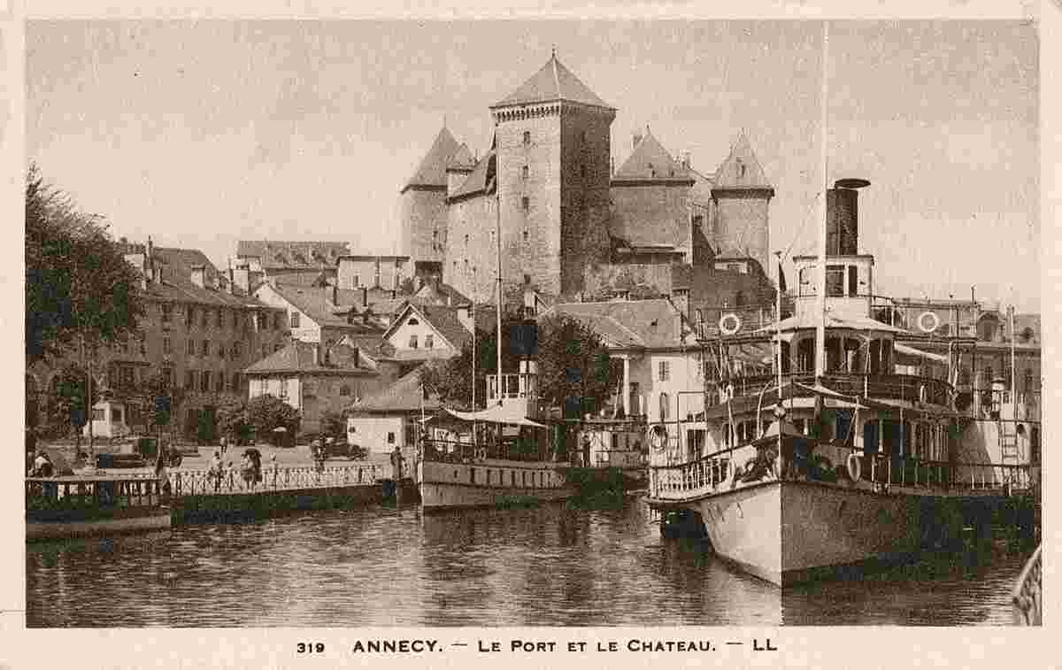 Annecy. Le Port et le Château