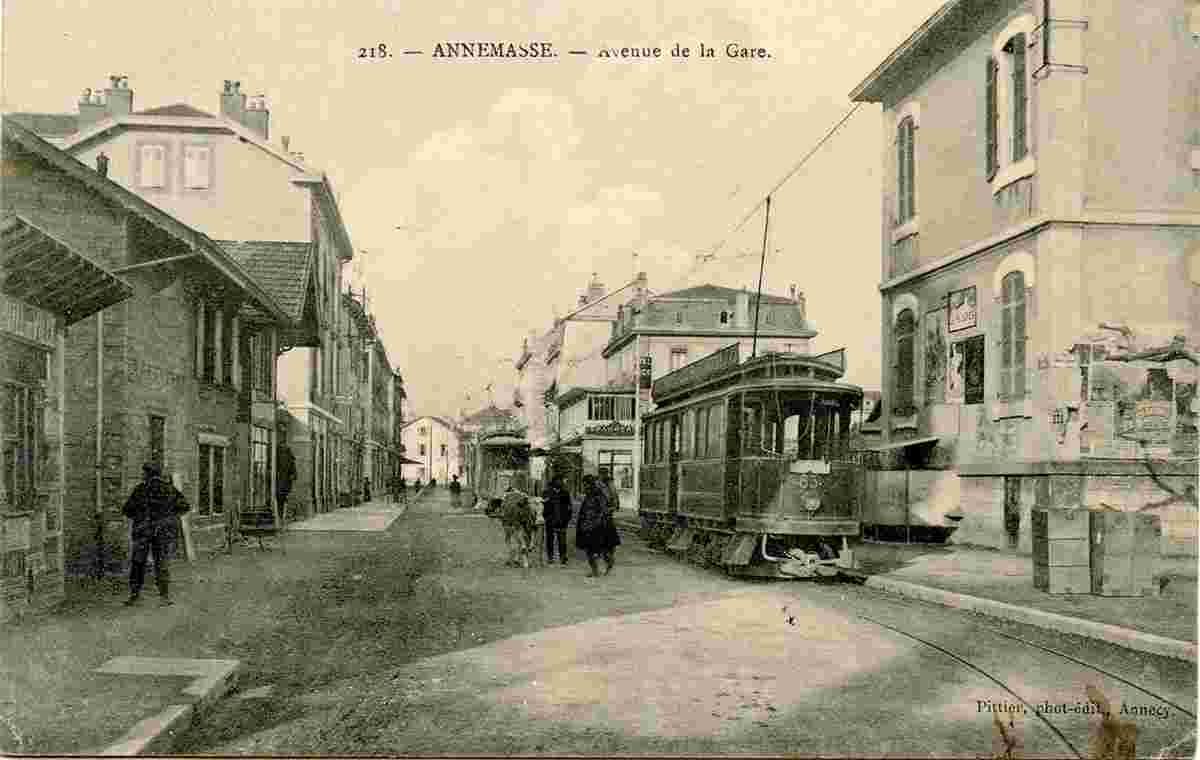 Annemasse. Avenue de la Gare