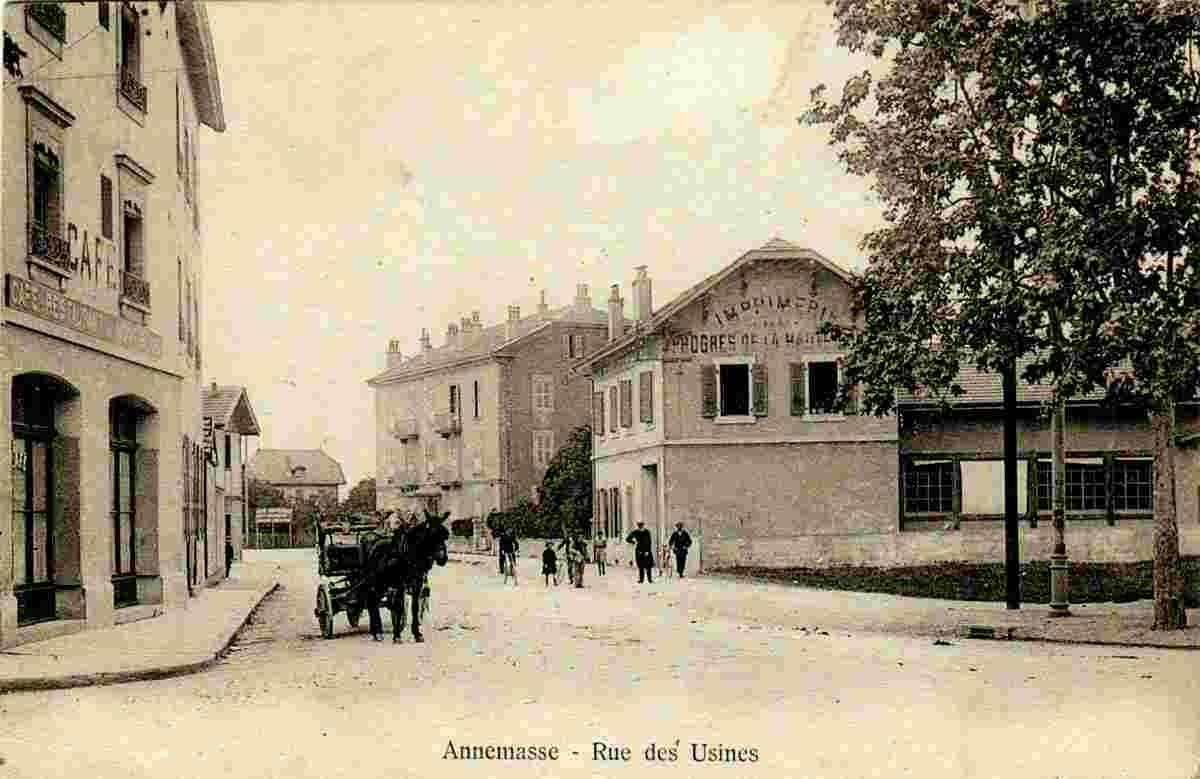 Annemasse. Rue des Usines