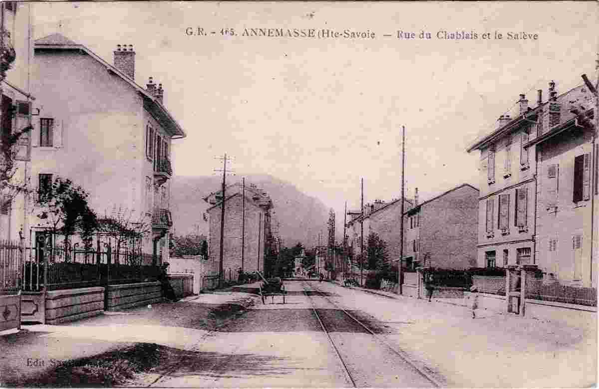 Annemasse. Rue du Chablais