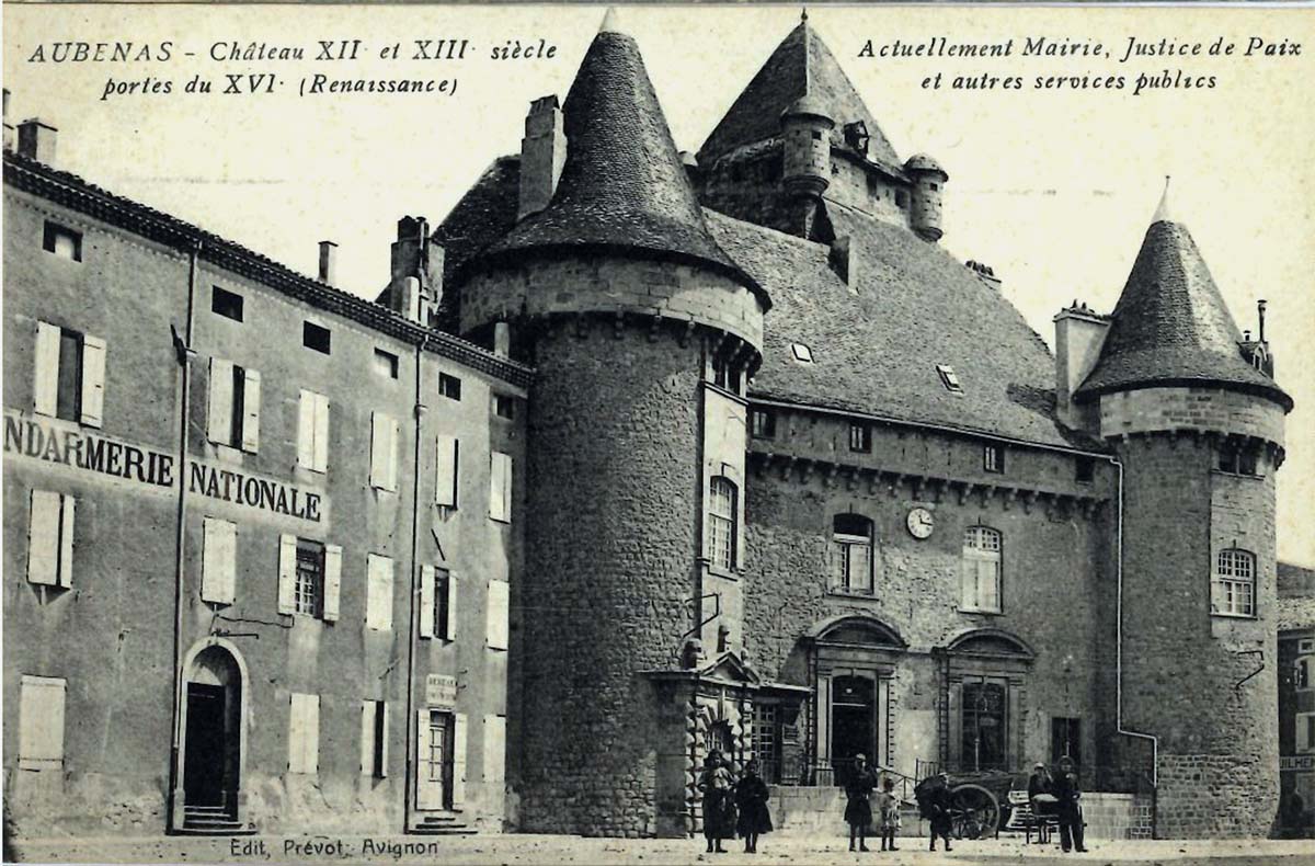 Aubenas. Chateau XII et XIII ème Siècle