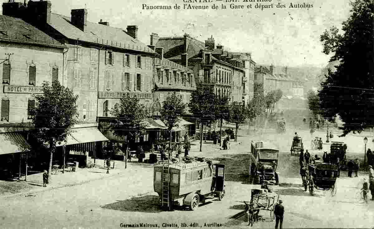 Aurillac. Avenue de la Gare