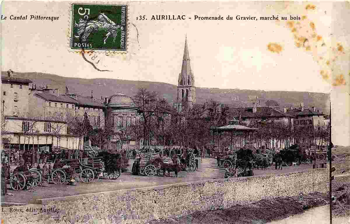 Aurillac. Promenade du Gravier