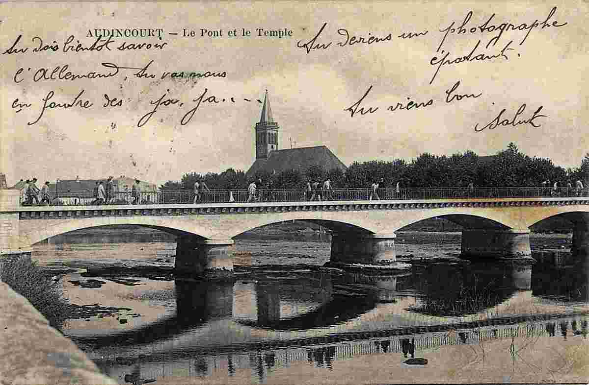 Audincourt. Le Pont et le Temple