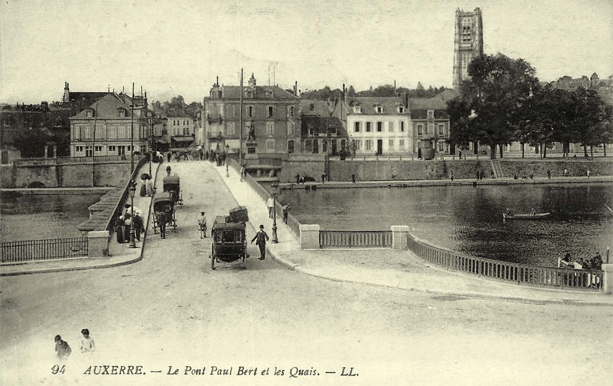 Auxerre. Le Pont Paul Bert