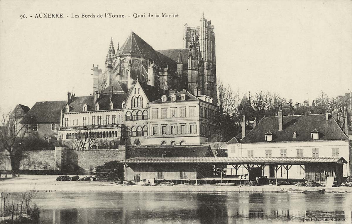 Auxerre. Les Bords de l'Yonne, Quai de la Marine