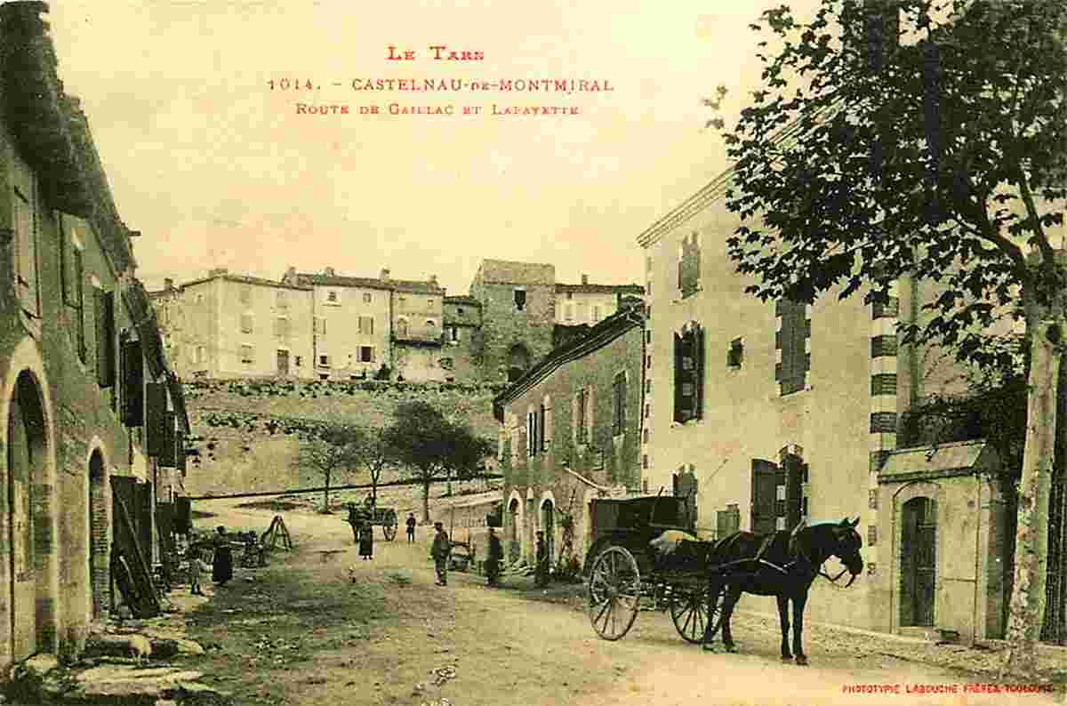 Ajaccio. Route de Gaillac et Lafayette, 1914