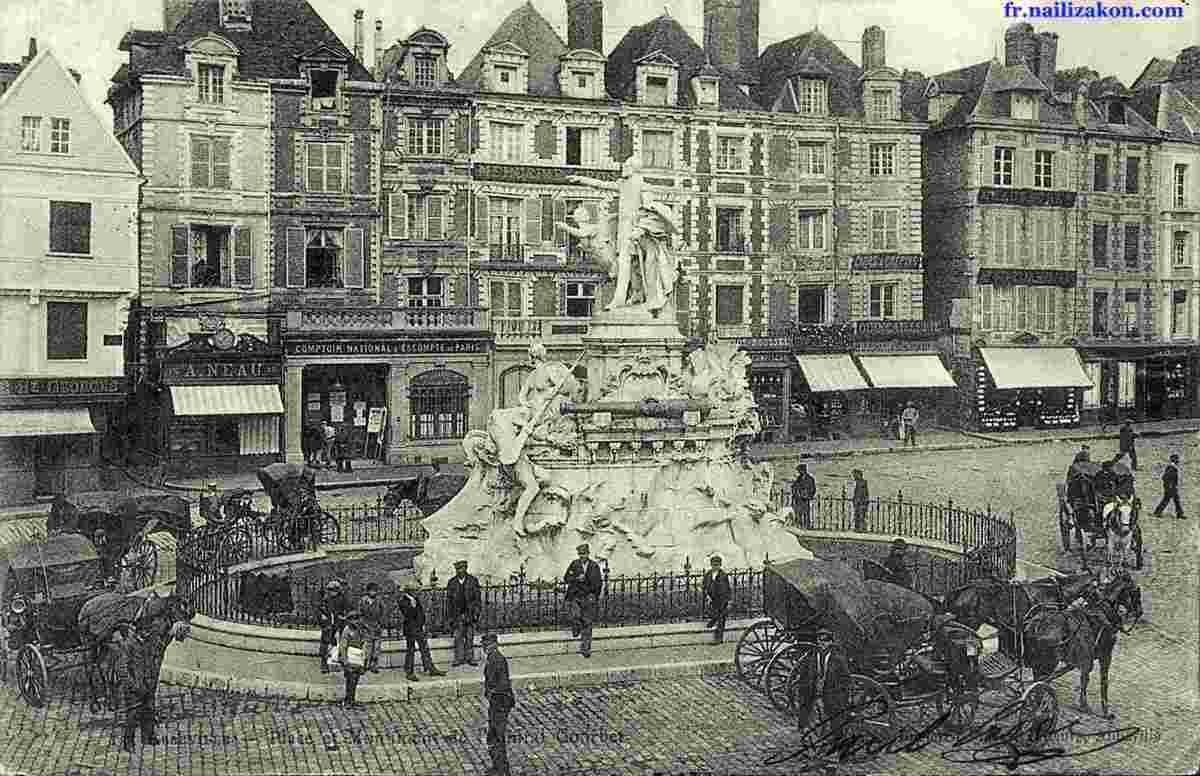 Abbeville. La Place et Monument, 1903