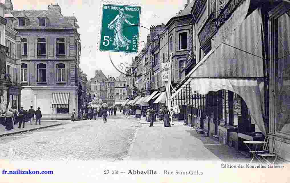 Abbeville. Rue Saint-Gilles