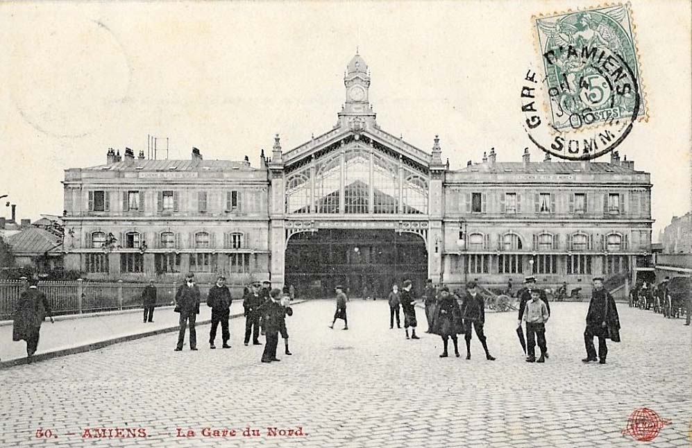 Amiens. La Gare du Nord, 1906