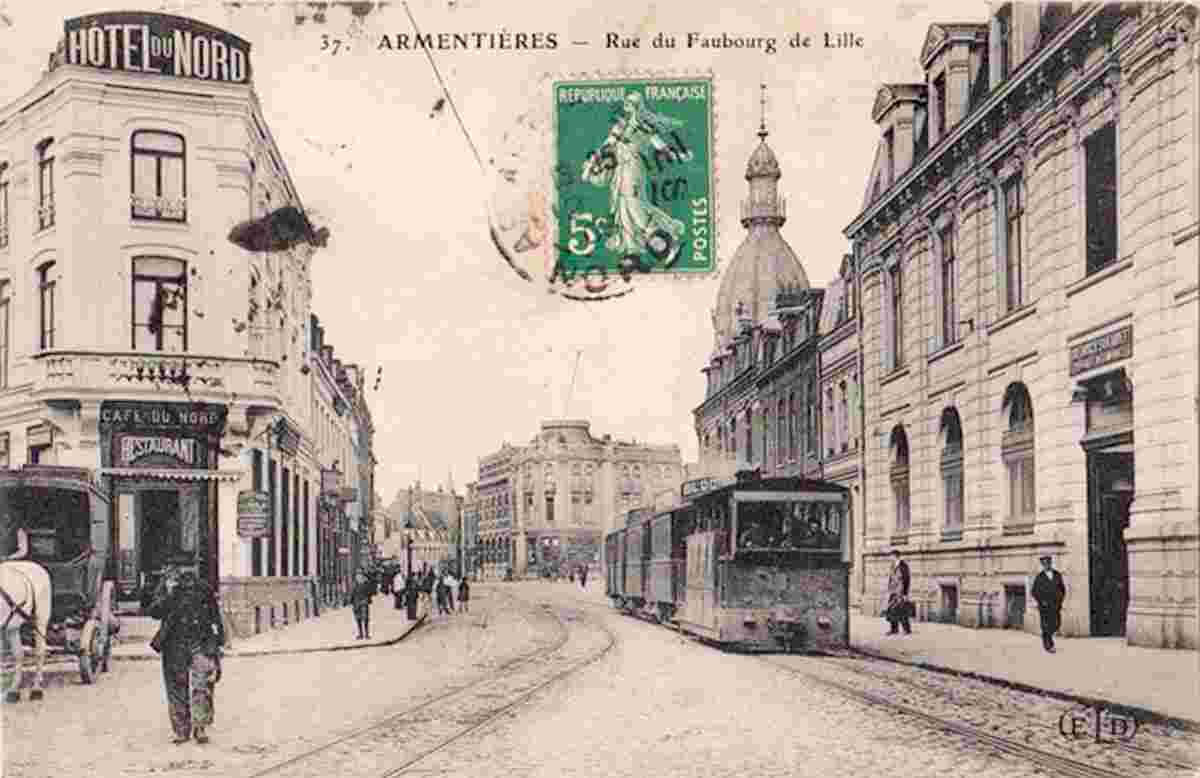 Armentières. Rue Faubourg de Lille