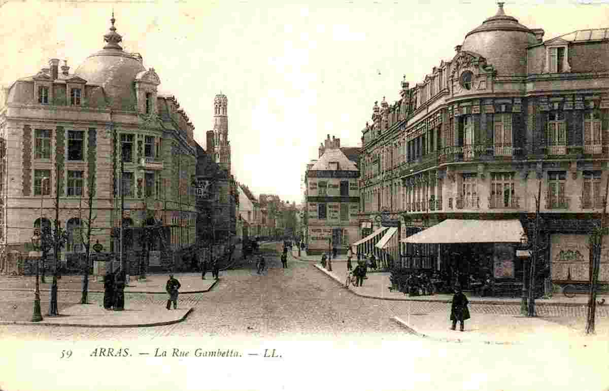 Arras. La Rue Gambetta