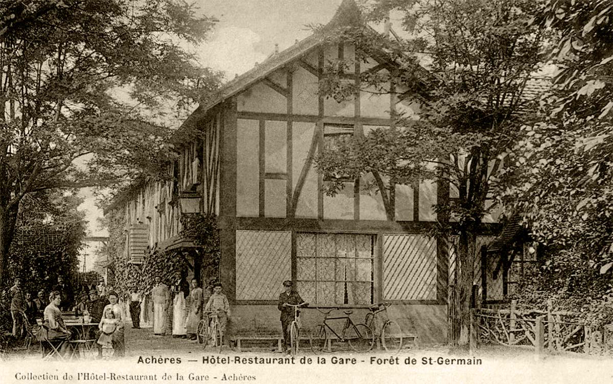 Achères (Yvelines). Hôtel Restaurant gare