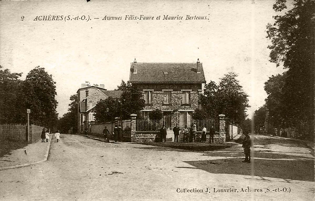 Achères (Yvelines). Venues Félix Faure