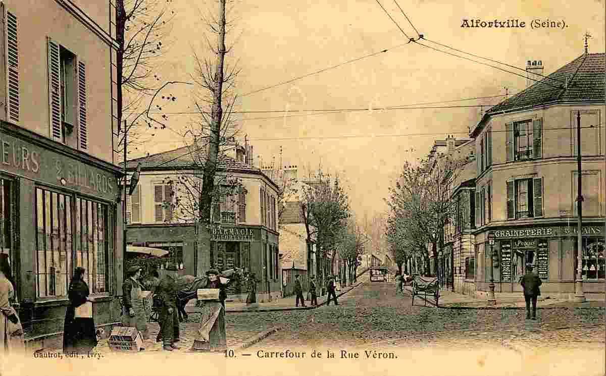 Alfortville. Carrefour de la Rue Véron, 1916