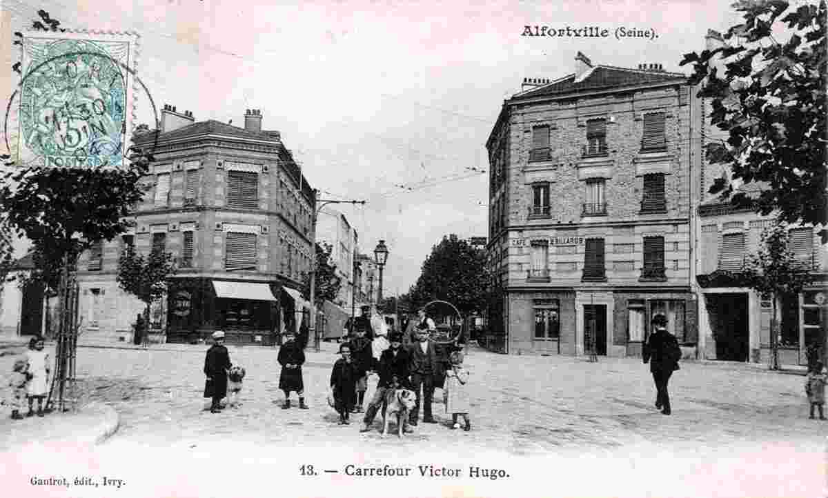 Alfortville. Carrefour Victor Hugo