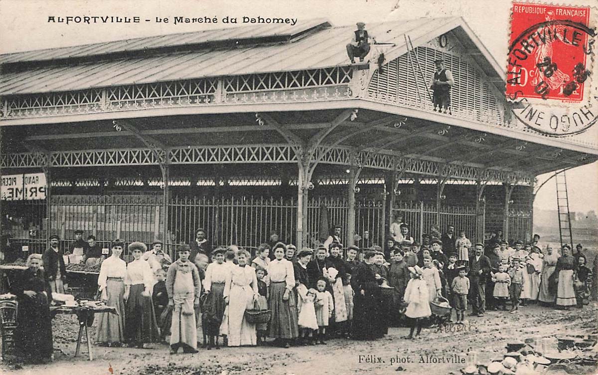 Alfortville. Le Marché du Dahomey, 1909