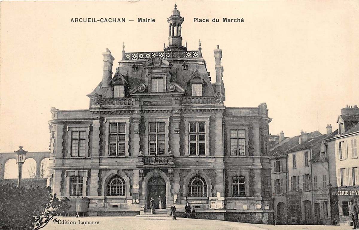 Arcueil. Mairie, Place du Marché