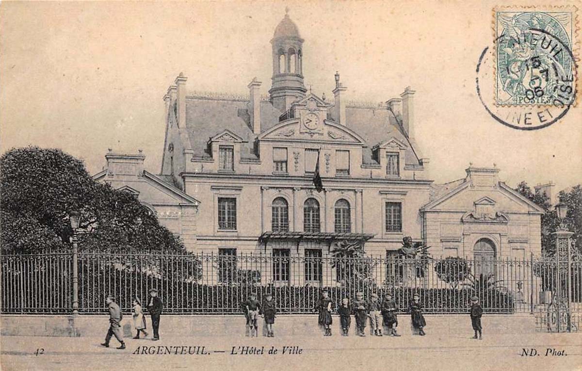 Argenteuil. L'Hôtel de Ville, 1906