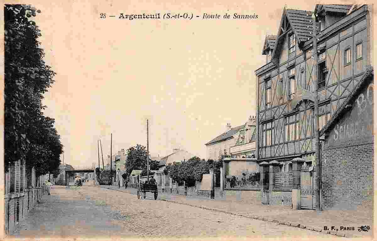 Argenteuil. Route de Sannois, 1905