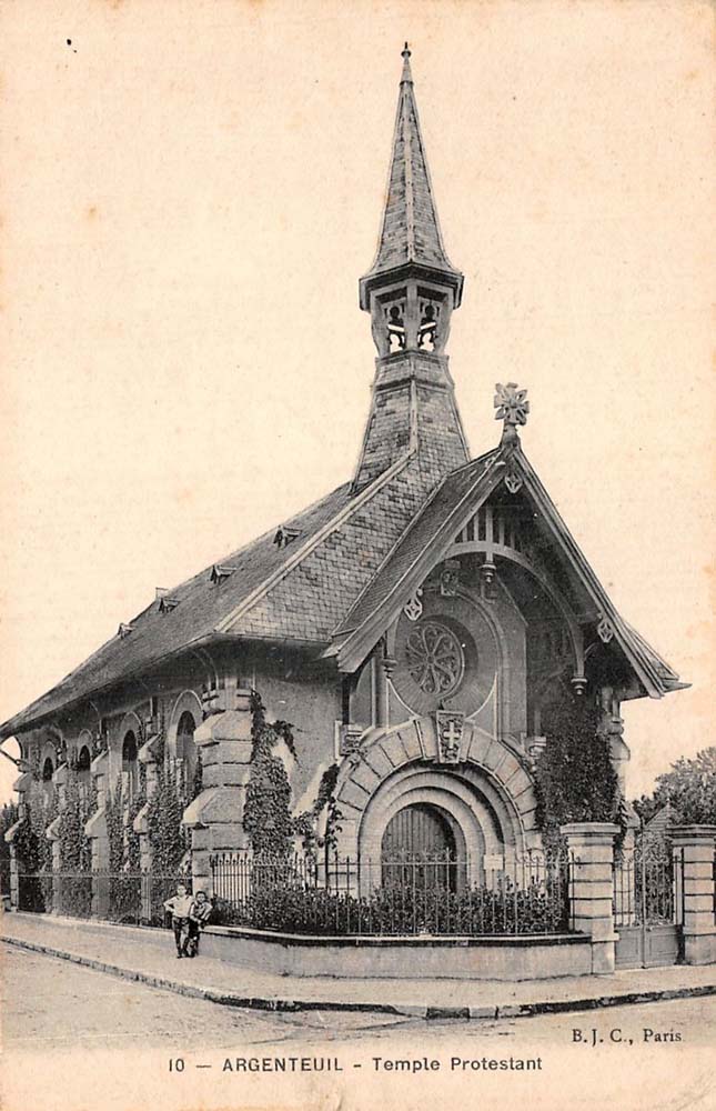 Argenteuil. Temple Protestant, 1916