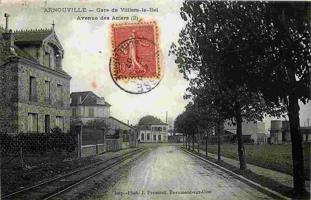 Arnouville. Avenue des Aniers, 1907