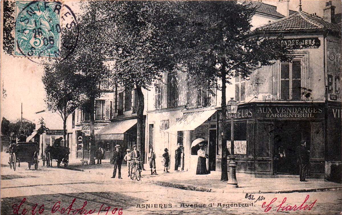 Asnières-sur-Seine. Avenue d'Argenteuil