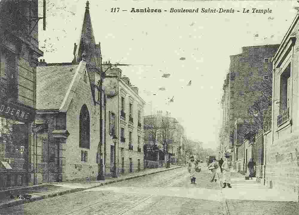 Asnières-sur-Seine. Boulevard Saint-Denis
